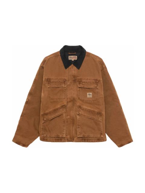 Stussy Washed Canvas Shop Jacket Bronze
