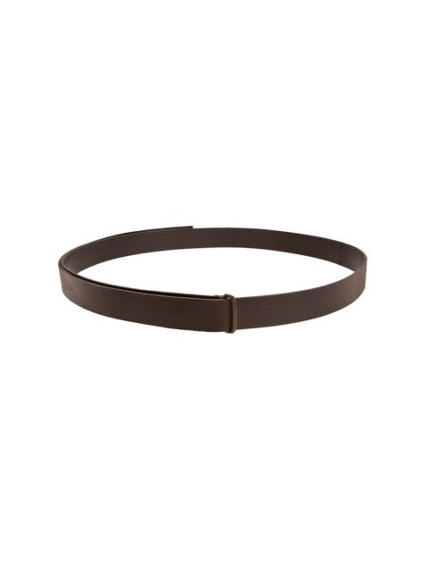skinny leather belt