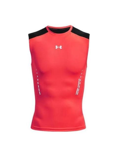 Under Armour HeatGear Vent Comp Sleeveless 'Pink Red' 1370656-628