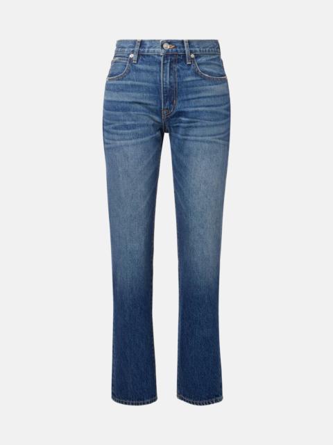 Amber mid-rise slim jeans