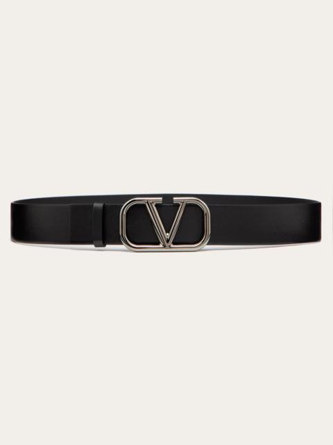 VLOGO SIGNATURE CALFSKIN BELT 40 MM