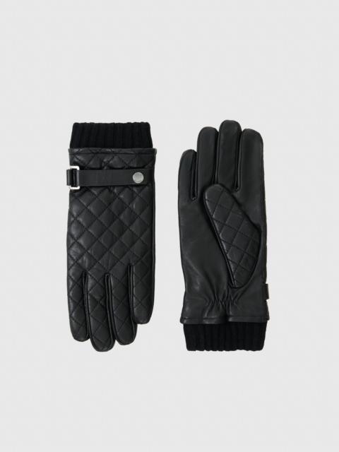 REEVE-Q Diamond Quilted Leather Gloves