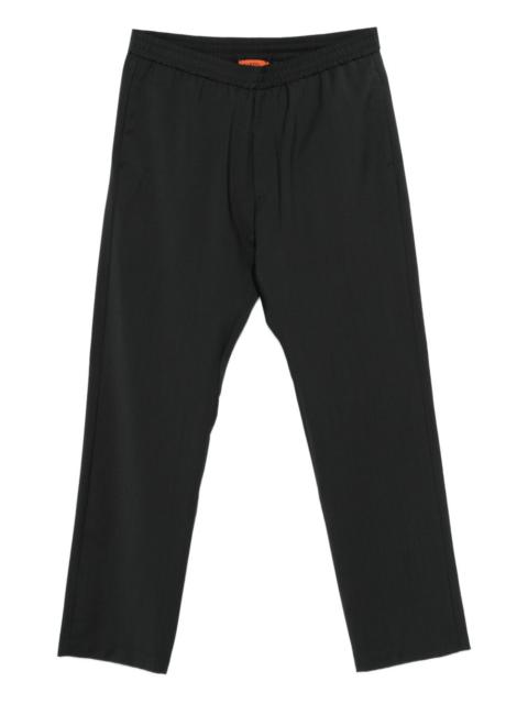 elasticated-waistband trousers