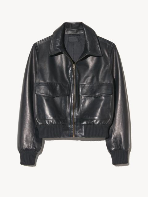 REDLEY LEATHER BOMBER JACKET