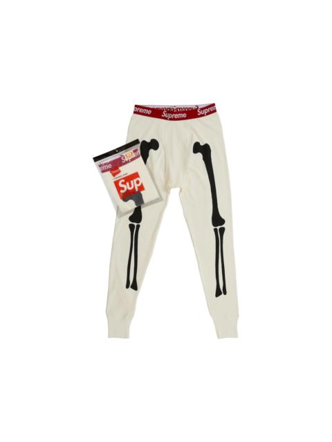 Supreme Hanes Bones Thermal Pant FW25 (1 Pack) White