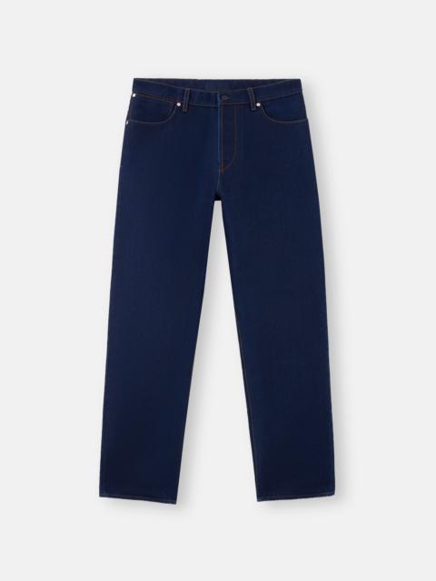 J100006 INDIGO POLYPROPYLENE DENIM-RINSED
