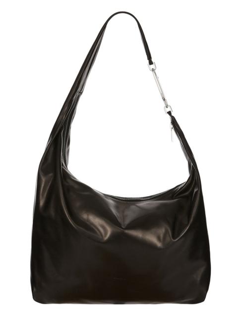 Gemini shiny-calfskin shoulder bag