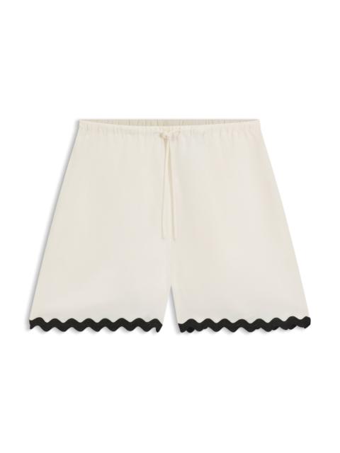RELAXED-FIT SHORTS WITH ZIGZAG TAPE