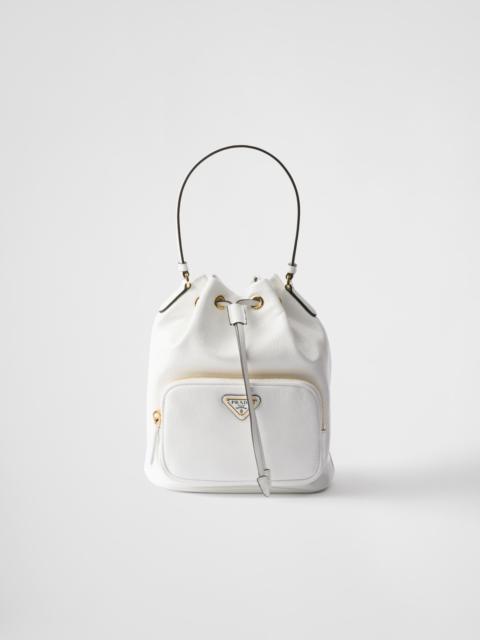 Prada Duet naplak patent leather bucket bag