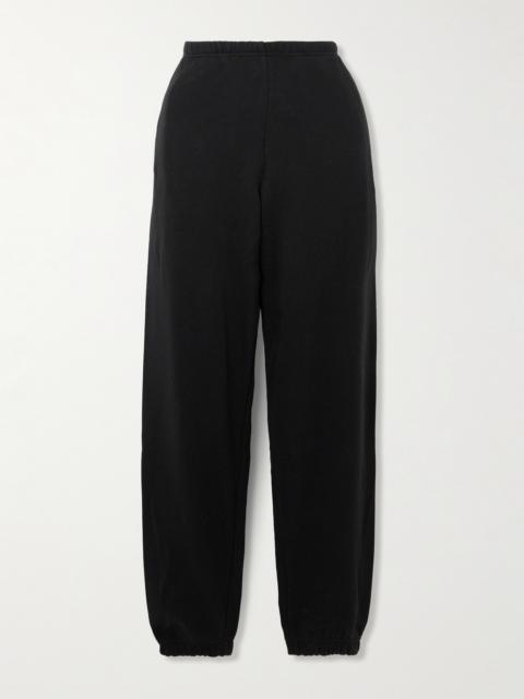 Cotton-blend Fleece Track Pants