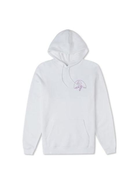 Converse Mountain Logo Hoodie 'White' 10025050-A02