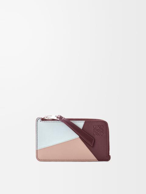 Puzzle coin cardholder in classic calfskin