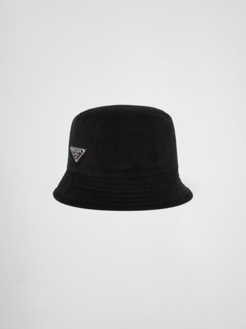 Corduroy bucket hat