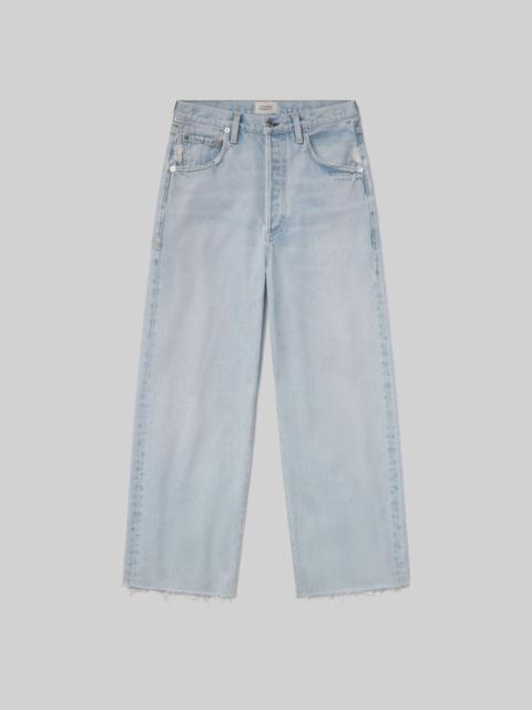 Ayla Raw Hem Crop
In Sailor