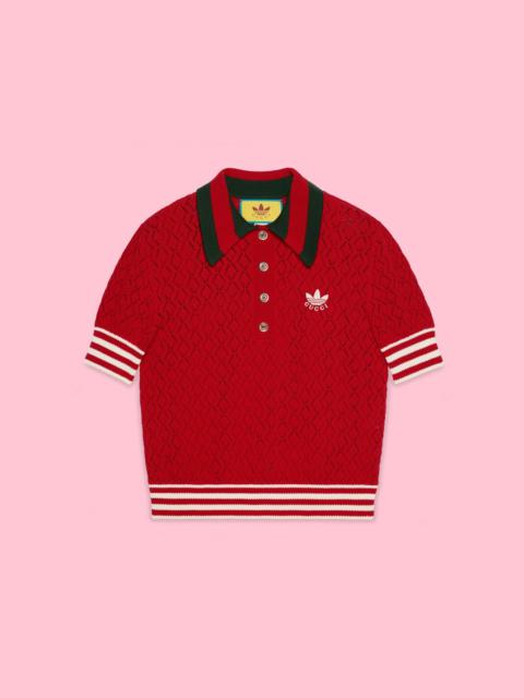 adidas x Gucci cotton polo