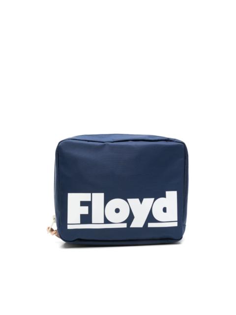 logo-print wash bag