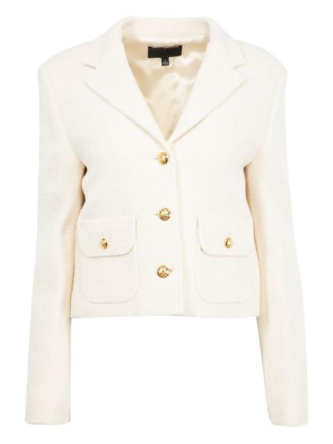 Soren gold-button tweed jacket