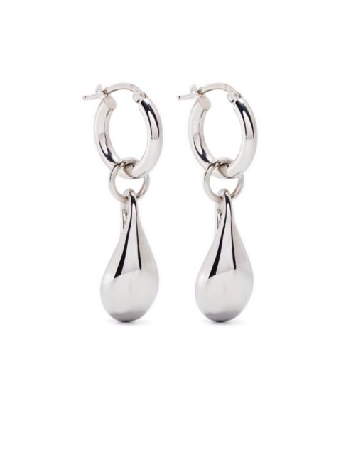 teardrop hoop earrings