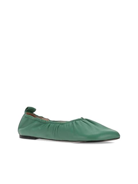 Obliqua Soft ballerinas leather ballerinas