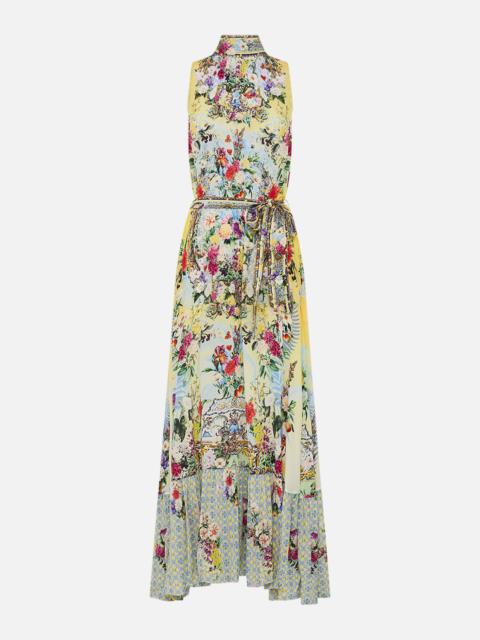 NECKTIE DRESS WITH ELASTICATED WAIST