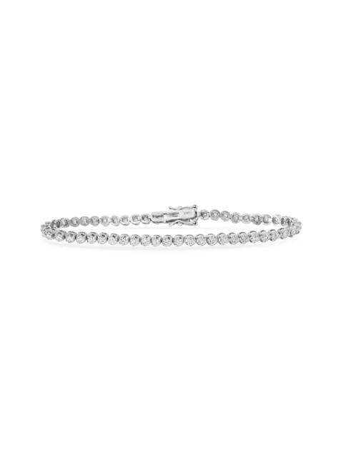 White Gold Noble Diamond Tennis Bracelet