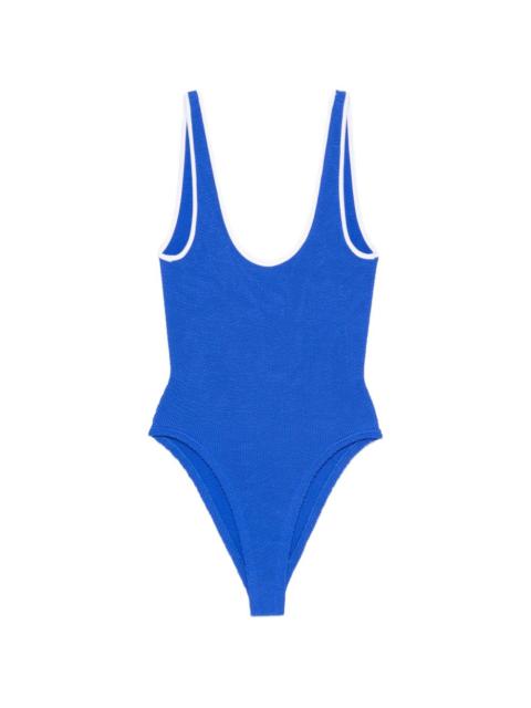 scoop neck swimwear