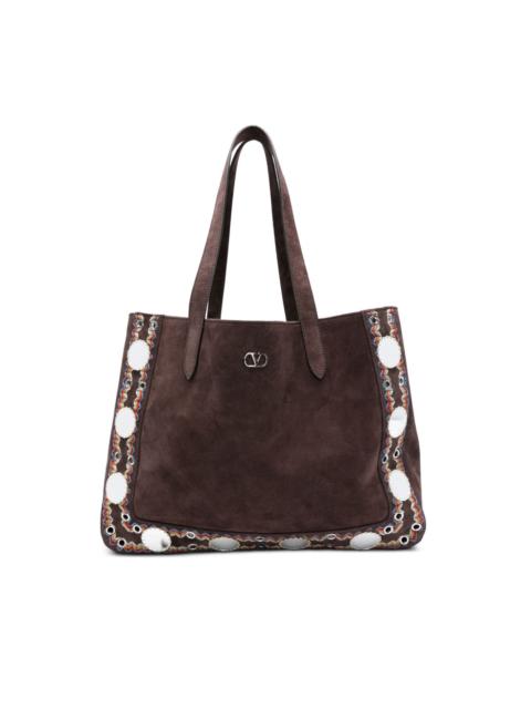 Nellcôte suede tote bag