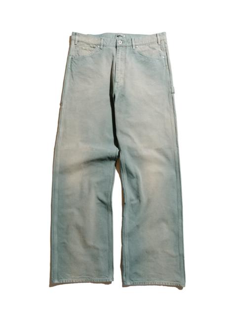 Organic Cotton Duck Pants Ash Green