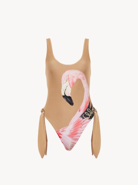 CUT-OUT ONE-PIECE SWIMSUIT