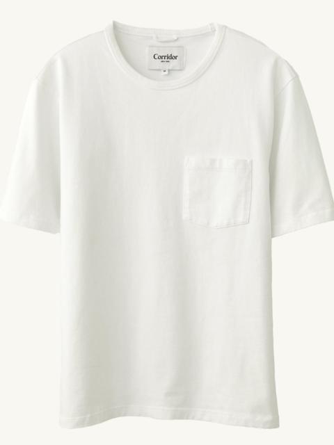 GARMENT DYE TEE - WHITE