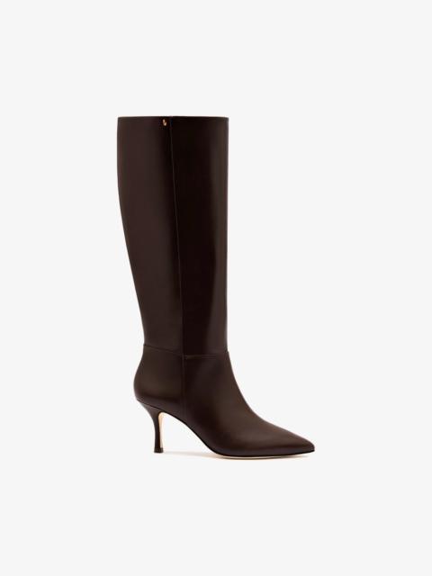 Kate Mid Boot In Brown Leather