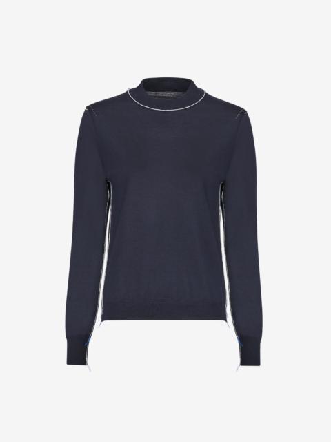 Crew-neck merino sweater