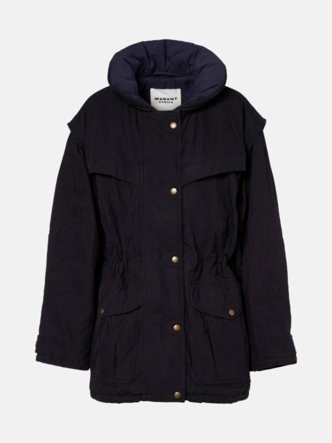 Damone hooded cotton-blend jacket