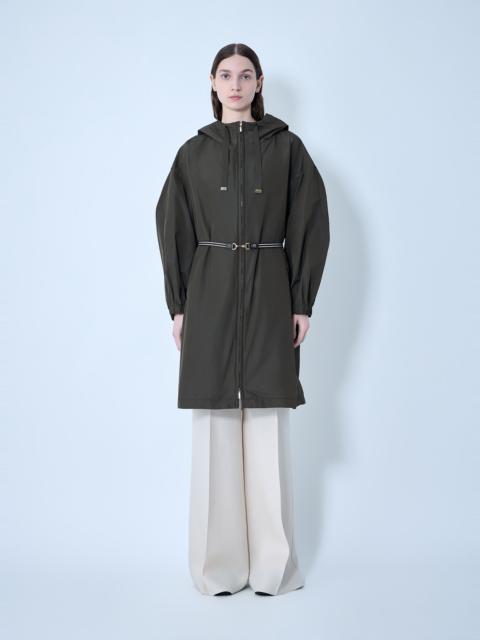 Belted Hooded Coat