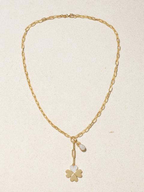 True Love 18-karat Gold Diamond Necklace