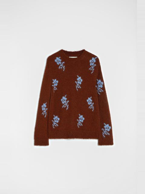 Wool Blend Crew-Neck Sweater