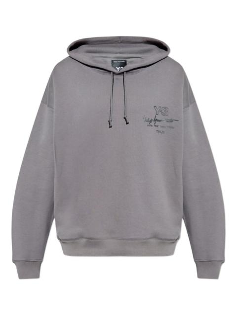 logo-print hoodie