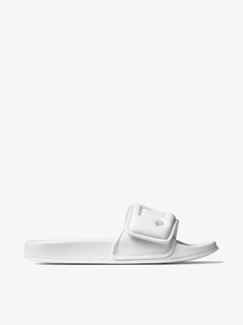 Fitz/F
White Puffed Logo Lycra Slides