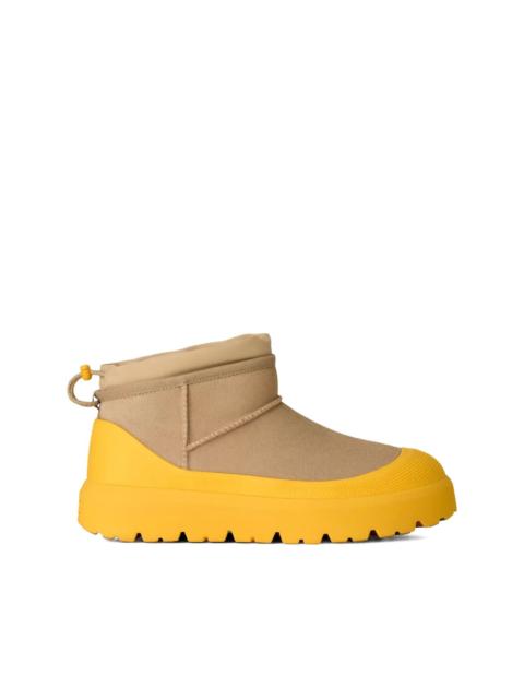 Short Weather Hybrid fold-over platform boots