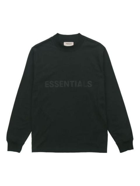 Fear of God Essentials FW20 Long Sleeve Logo Tee 'Black' FOG-FW20-244