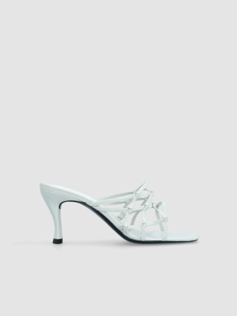 Malaya Burrata Creased Calf Leather Mule