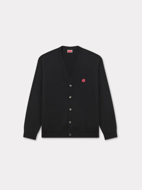 'Boke Flower' embroidered cardigan in Merino wool