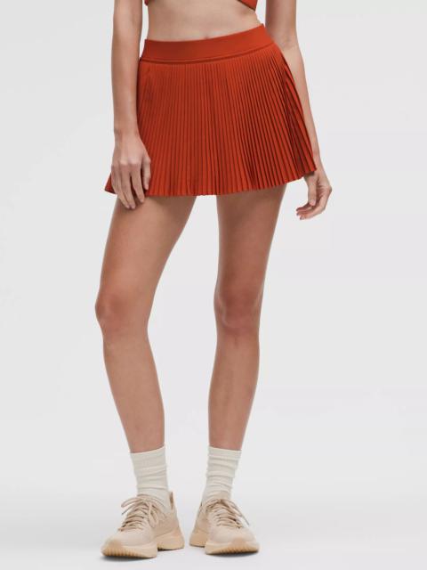 Varsity High-Rise Pleated Tennis Skirt