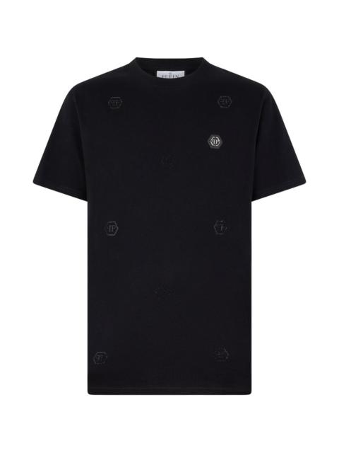 monogram round-neck T-shirt