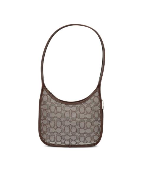 monogram-pattern shoulder bag