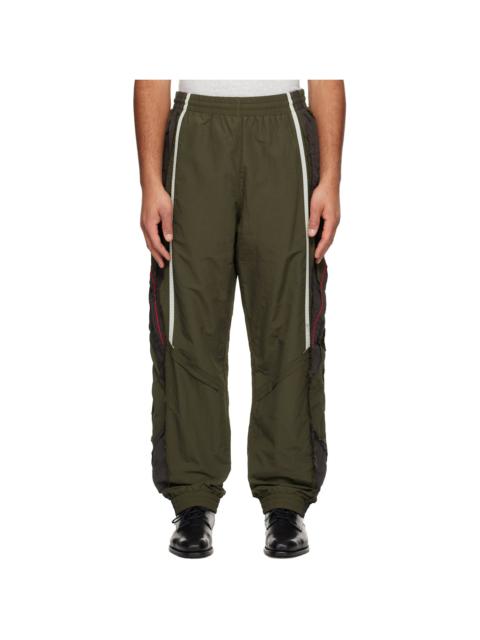 Khaki Layered Track Pants