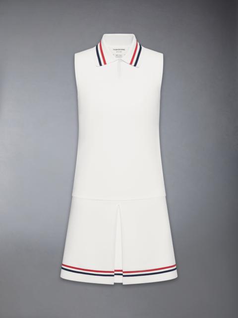 STRETCH VISCOSE RWB STRIPE MINI TENNIS DRESS
