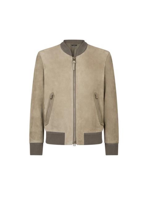SUEDE BOMBER