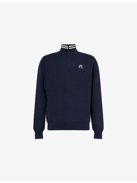 Sorrel Quarter-Zip Cotton-Blend Jumper