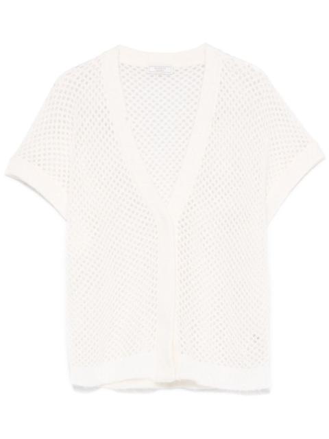 open-knit shirt